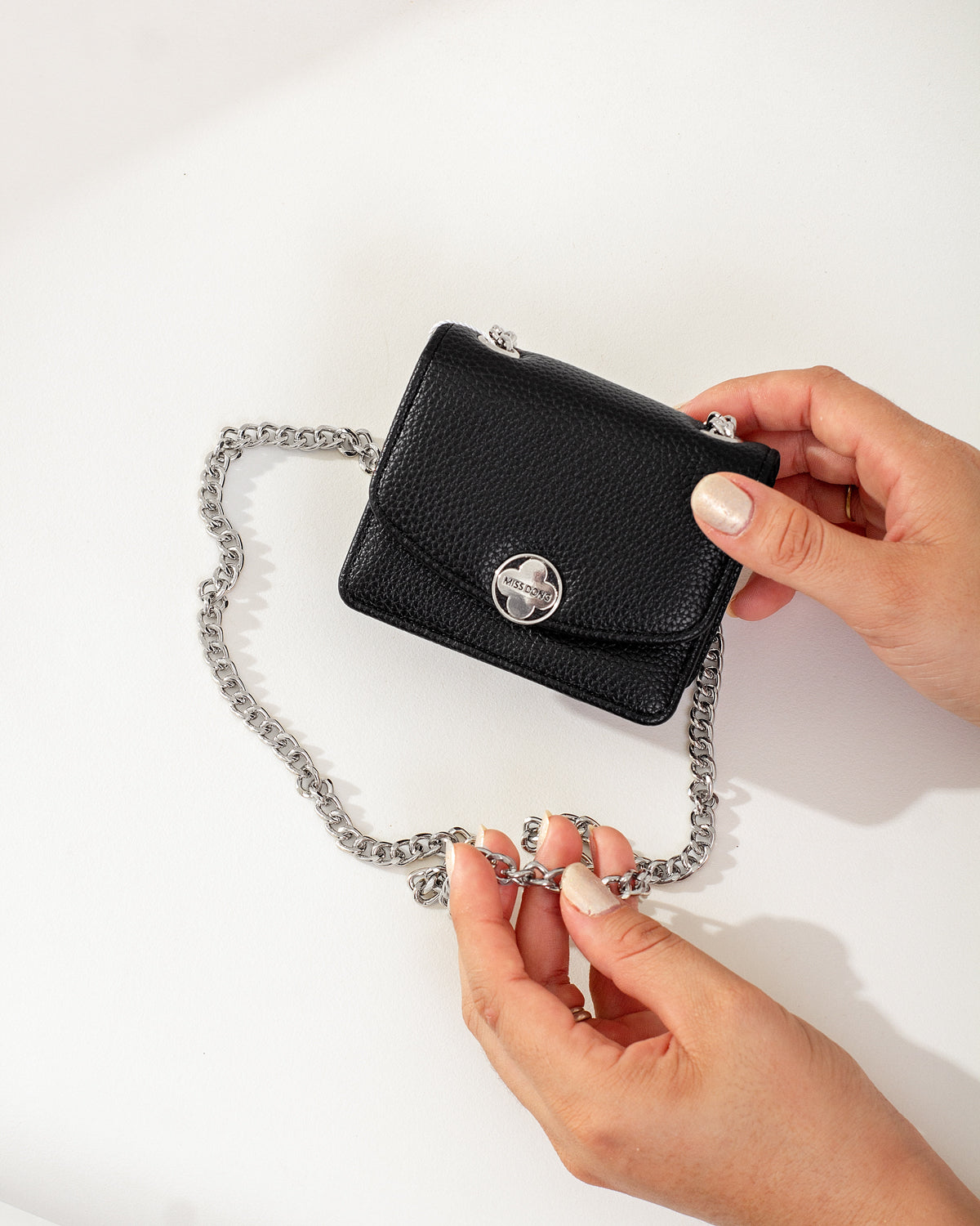 Mini Bag corrente prata