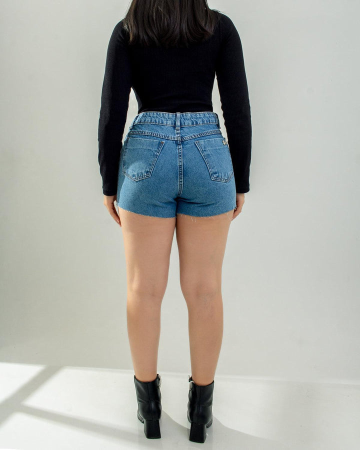 Short jeans com brilho #SA